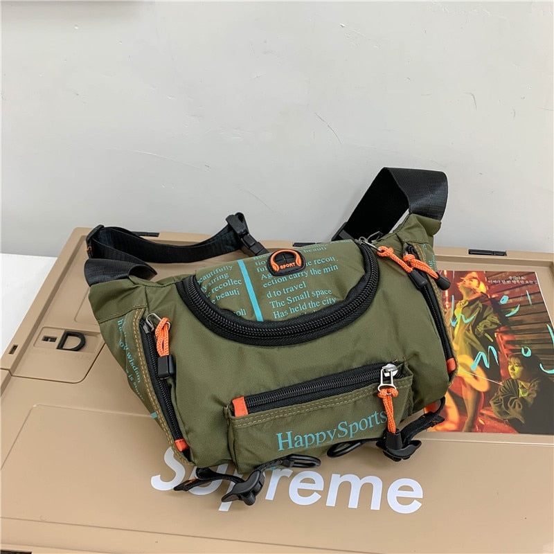 Men's Waterproof Waist & Shoulder Travel Bag