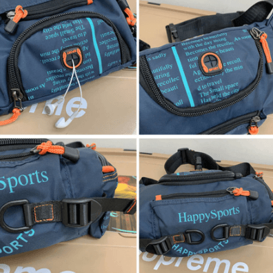 Men's Waterproof Waist & Shoulder Travel Bag