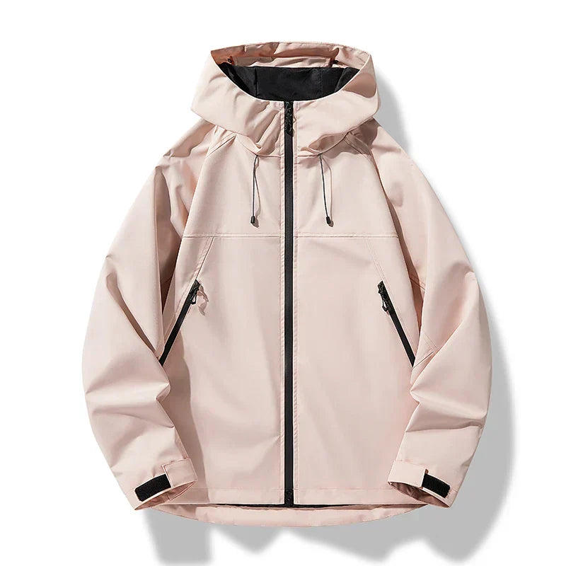 Men's Waterproof Windproof Hooded Outdoor Shell Jacket