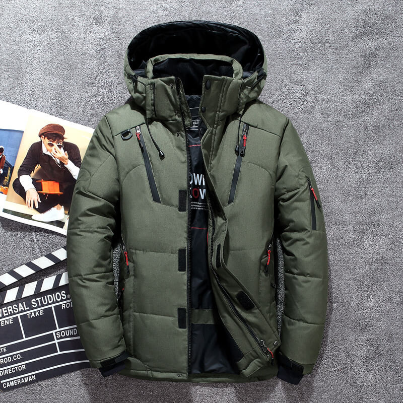 Men's Waterproof Winter Jacket, Warm and Durable