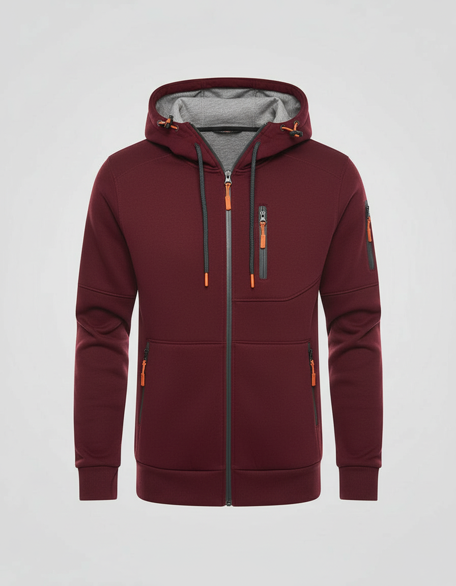 Men's Zip-Up Hoodie