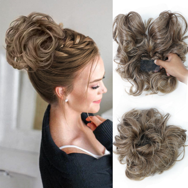 Messy Clip-In Bun with Side Clip