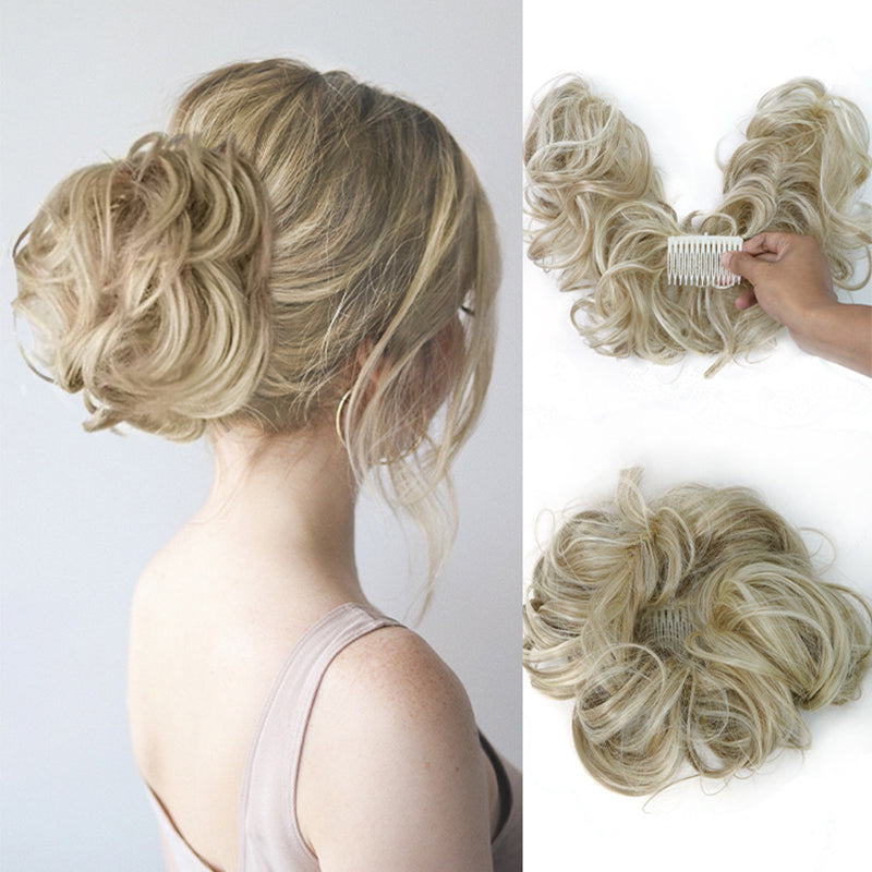 Messy Clip-In Bun with Side Clip