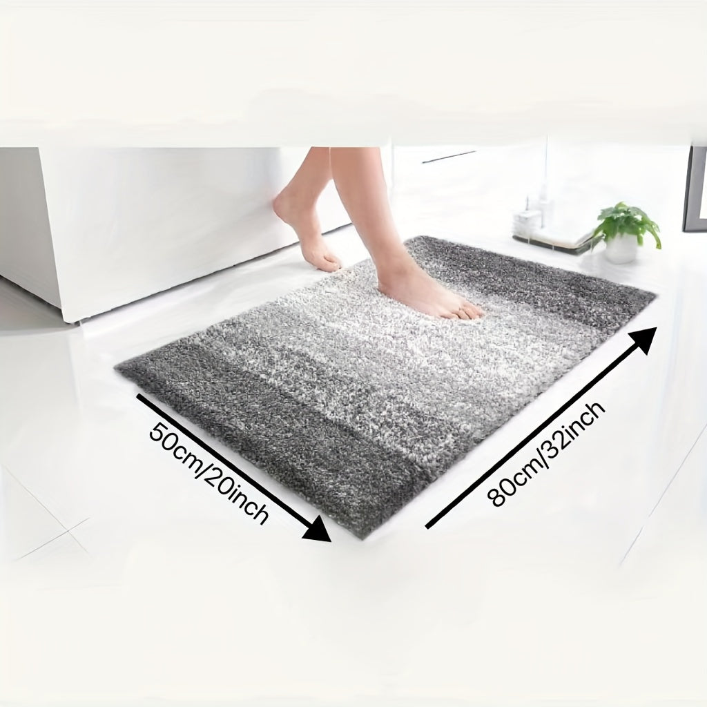 Microfiber Bath Mat – Ultra-Soft, Non-Slip & Washable Comfort for Bathroom Floors