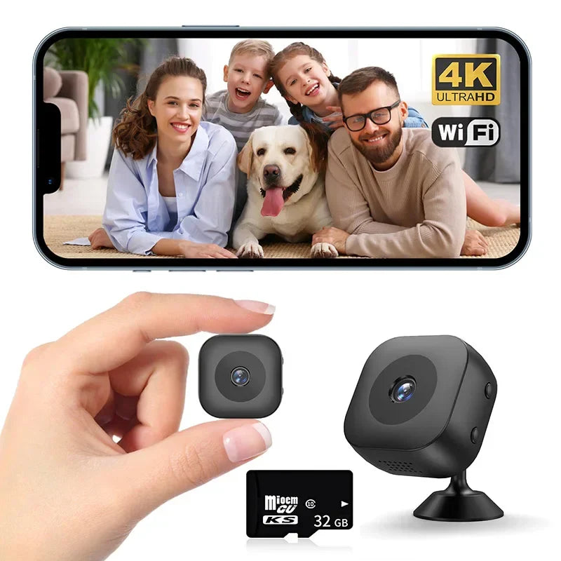 Mini Wi-Fi Camera with Motion Detection and Full HD 1080P - Compact Security Camera