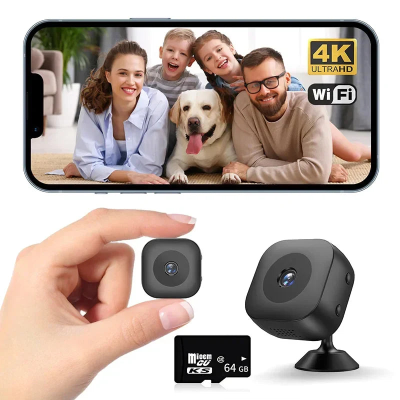 Mini Wi-Fi Camera with Motion Detection and Full HD 1080P - Compact Security Camera