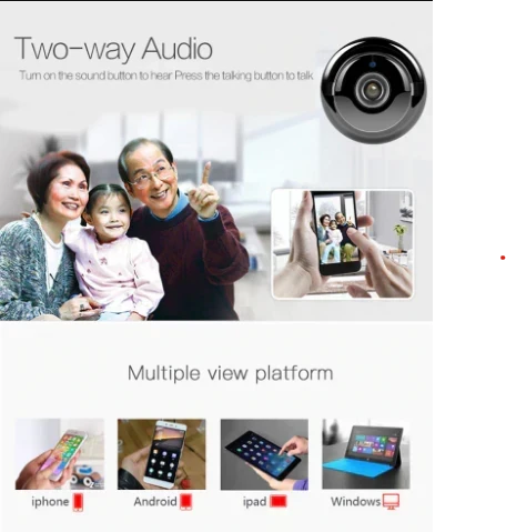 Mini WiFi Home Security Camera