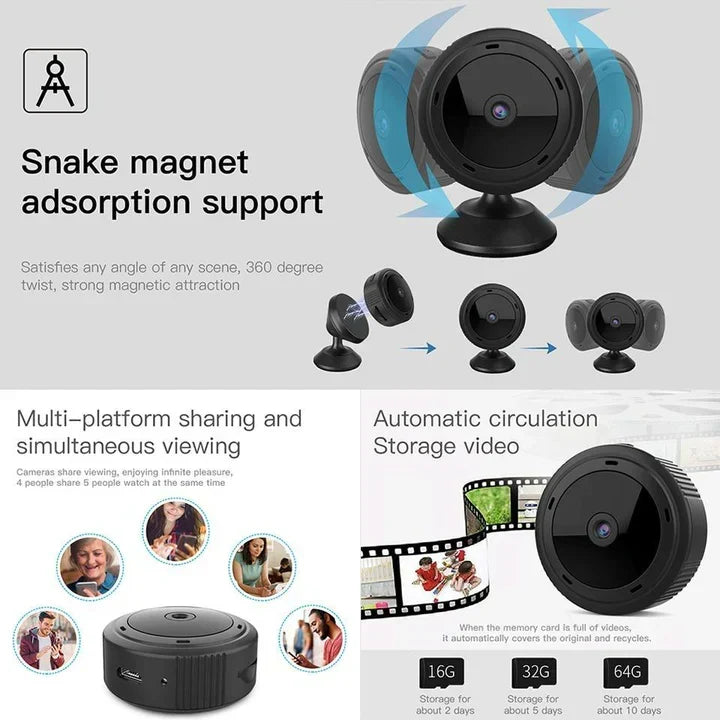 Mini WiFi Home Security Camera