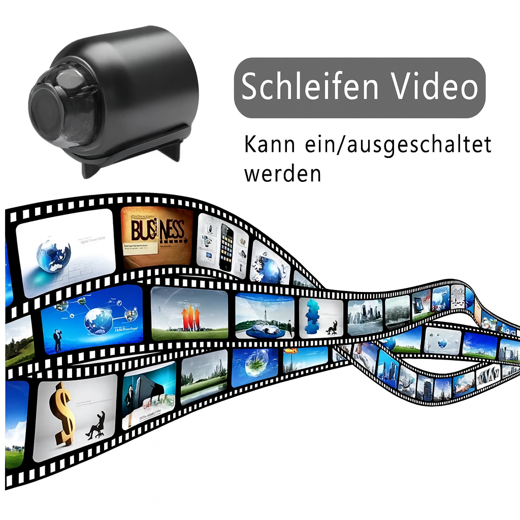 Mini WiFi Security Camera with Night Vision and Motion Detection