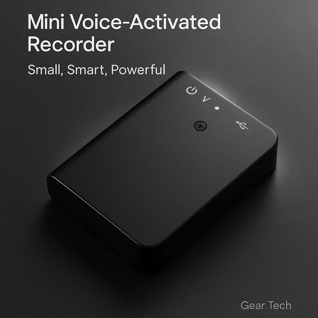 Miniature Voice Recorder – Small, Discreet Audio Capture with Voice Activation