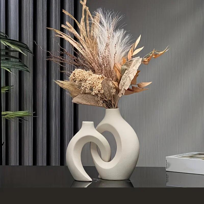 Minimalist Ceramic Vase Set