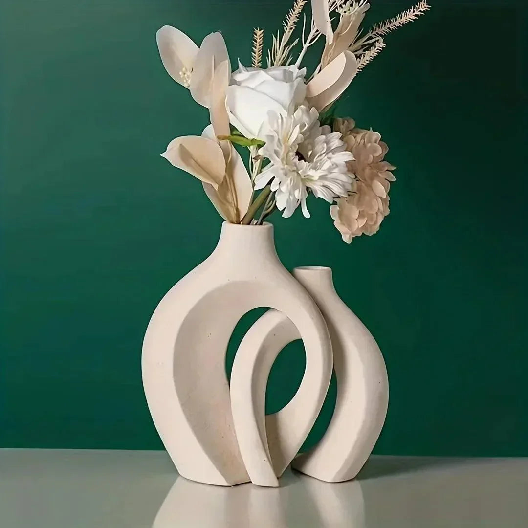 Minimalist Ceramic Vase Set