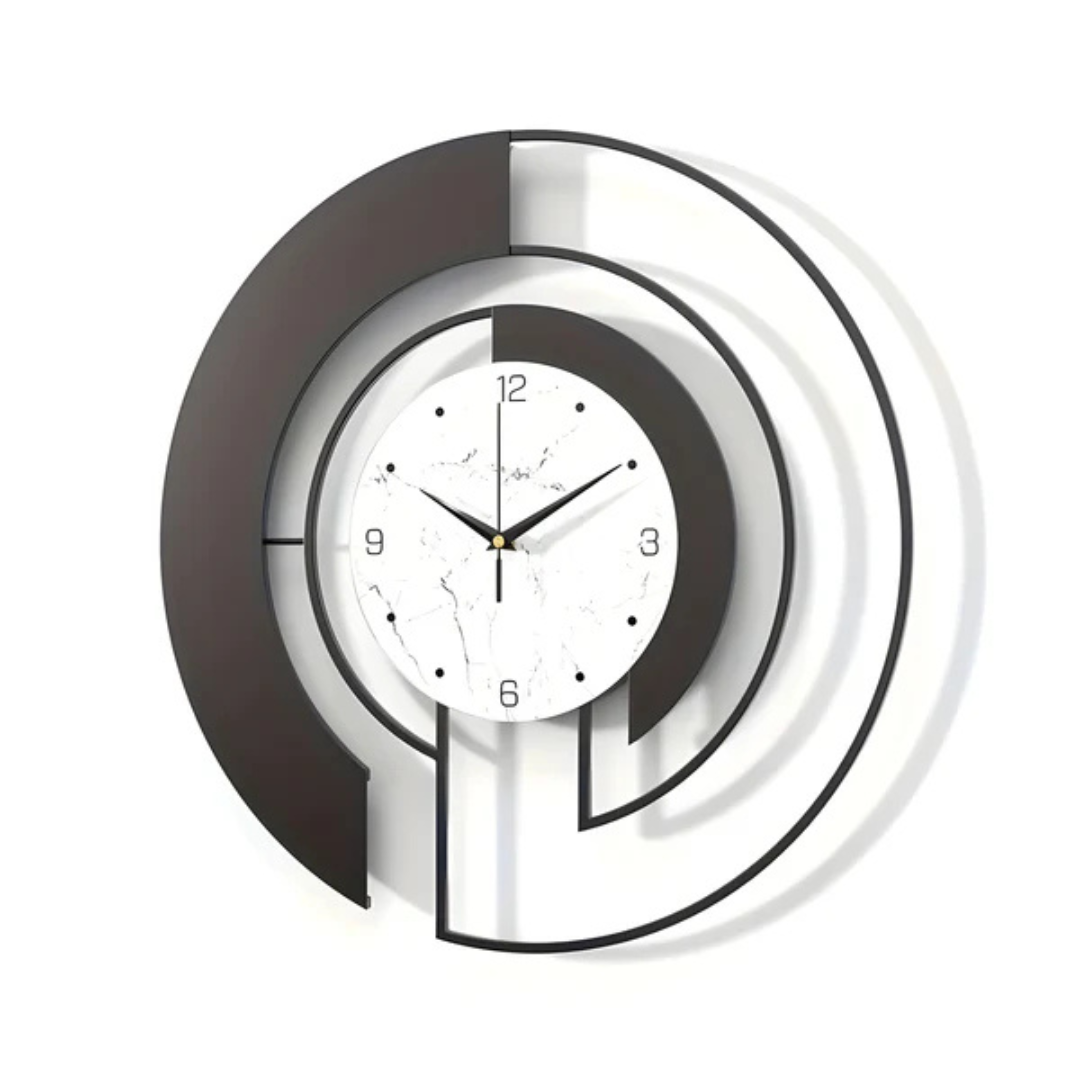 Minimalist Nordic Style Metal Wall Clock
