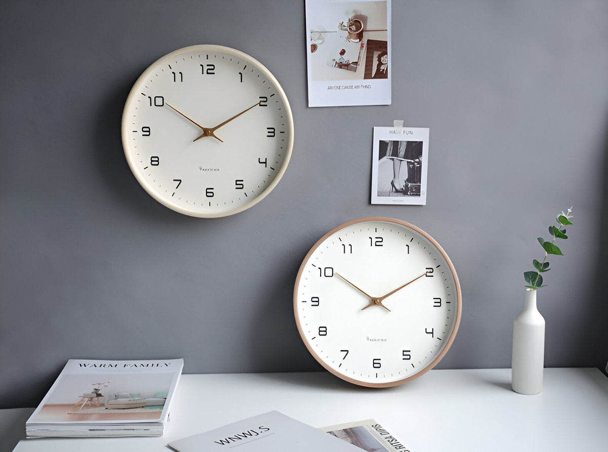 Minimalist Wall Clock for Living Room, Kitchen and Office