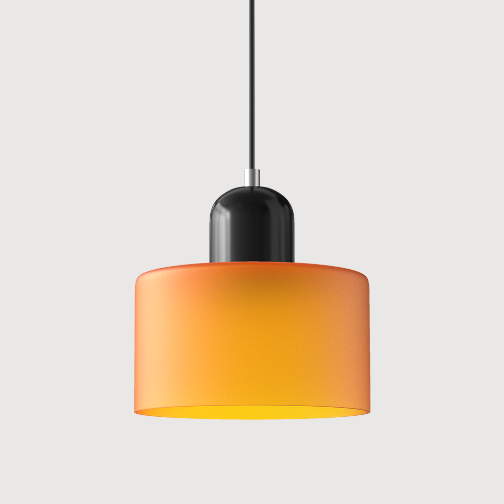 Modern Colored Glass Geometric Pendant Lamp