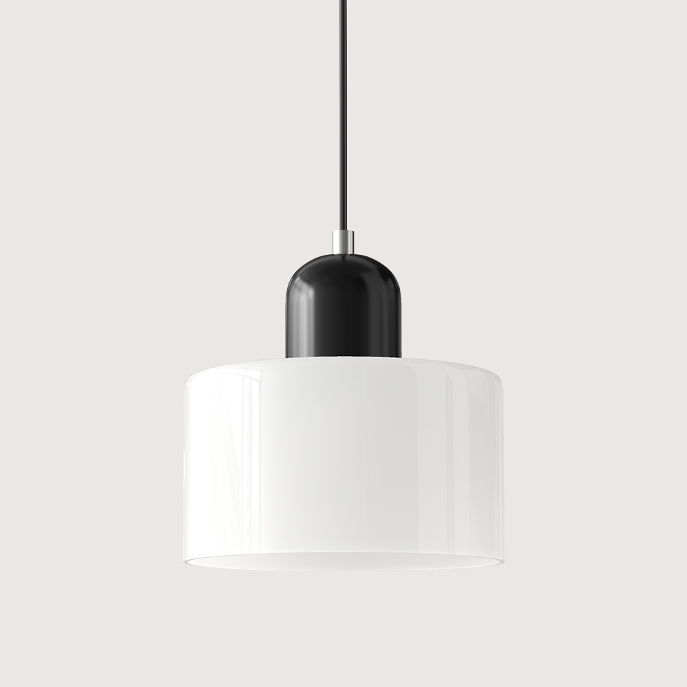 Modern Colored Glass Geometric Pendant Lamp