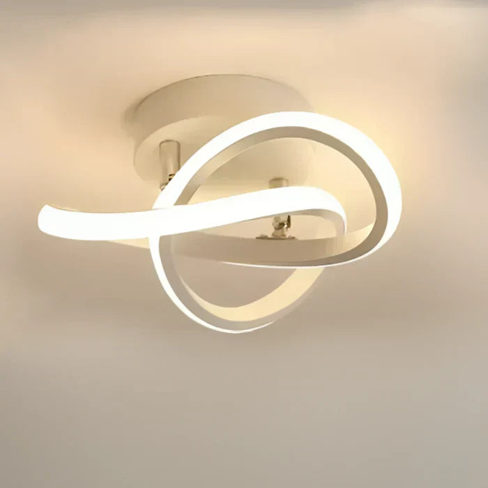 Modern Double-Ring LED Ceiling Light