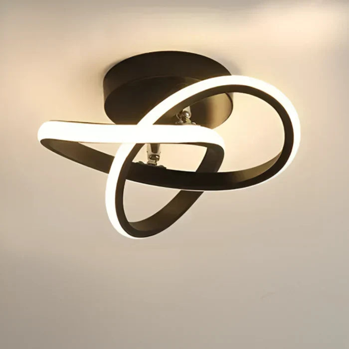 Modern Double-Ring LED Ceiling Light