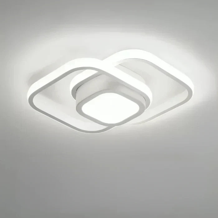 Modern Double-Ring LED Ceiling Light