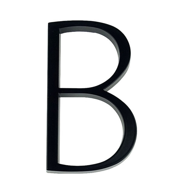 Modern House Number Sign
