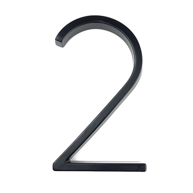 Modern House Number Sign