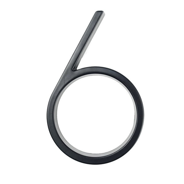 Modern House Number Sign