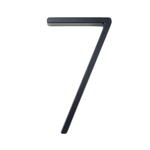 Modern House Number Sign