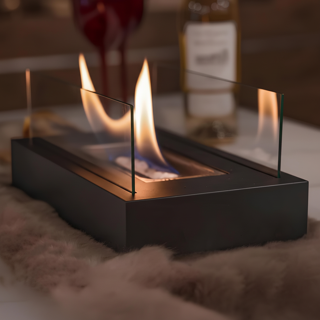 Modern Indoor/Outdoor Fire Feature