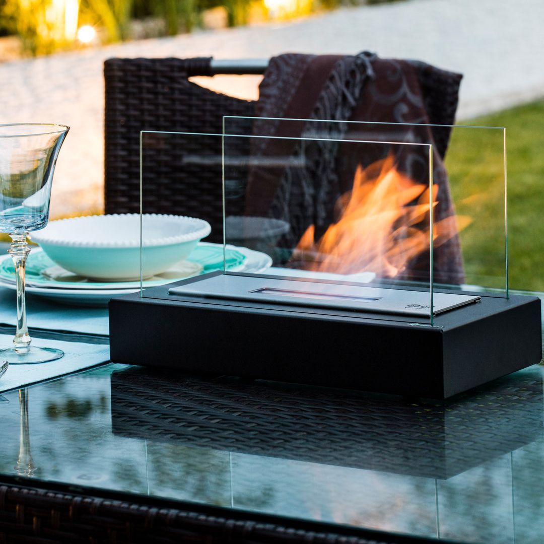 Modern Indoor/Outdoor Fire Feature