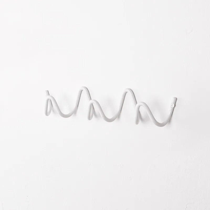 Modern Metal Wall Hook Rack for Entryway