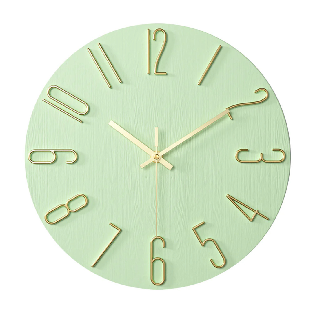 Modern Minimalist Silent Quartz Wall Clock for Living Room