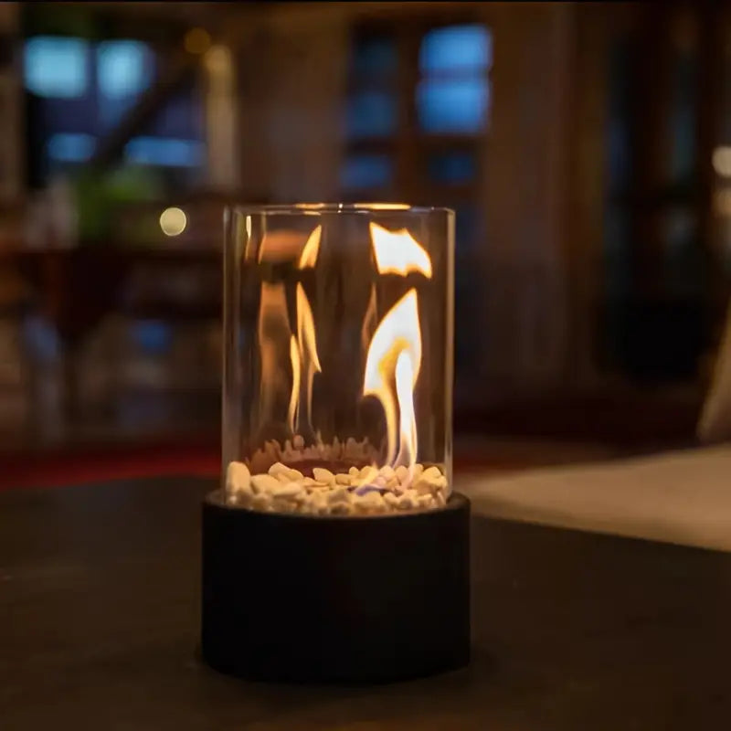 Modern Portable Fireplace - Warm Ambience