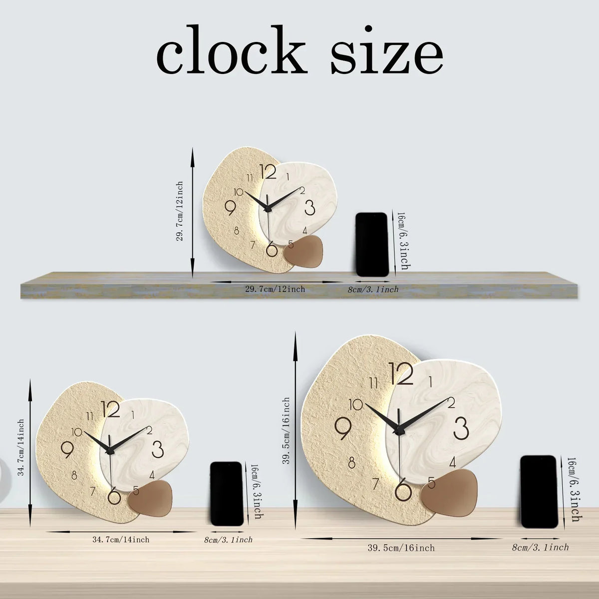 Modern Simple Silent Quartz Wall Clock