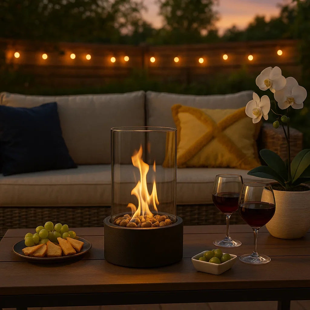 Modern Smokeless Bioethanol Tabletop Fireplace