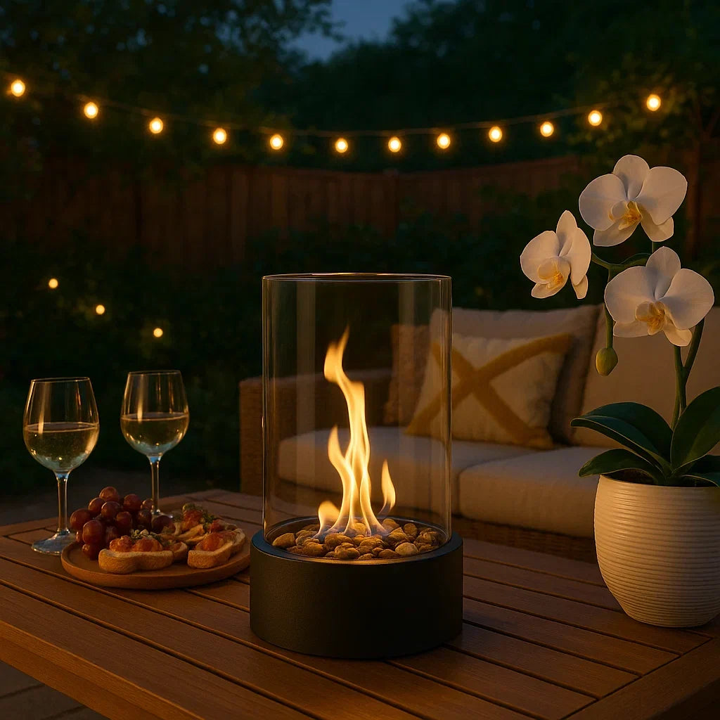 Modern Smokeless Bioethanol Tabletop Fireplace