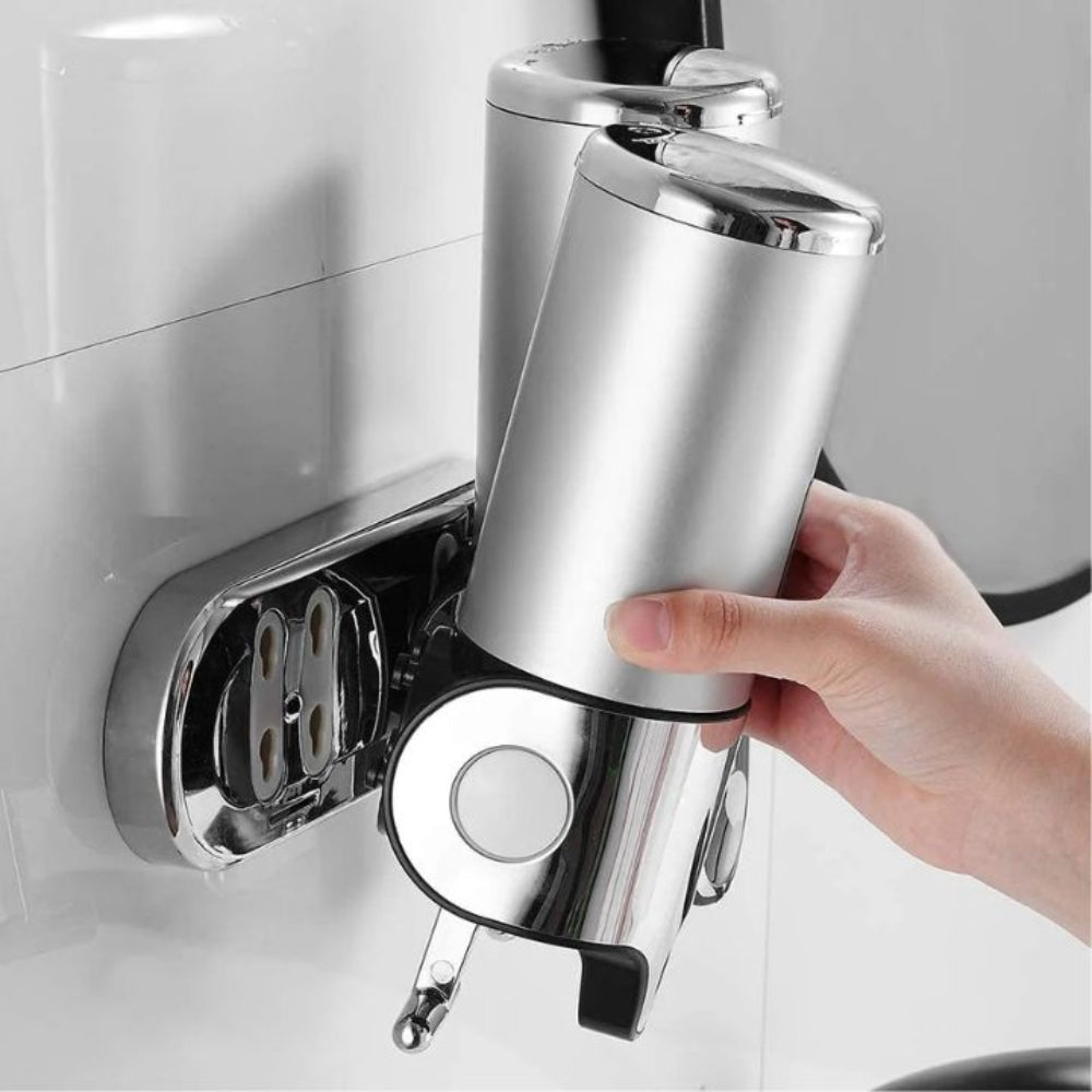 Modern Wall-Mounted Soap Dispenser for Liquid Soap, Lotion or Sanitiser