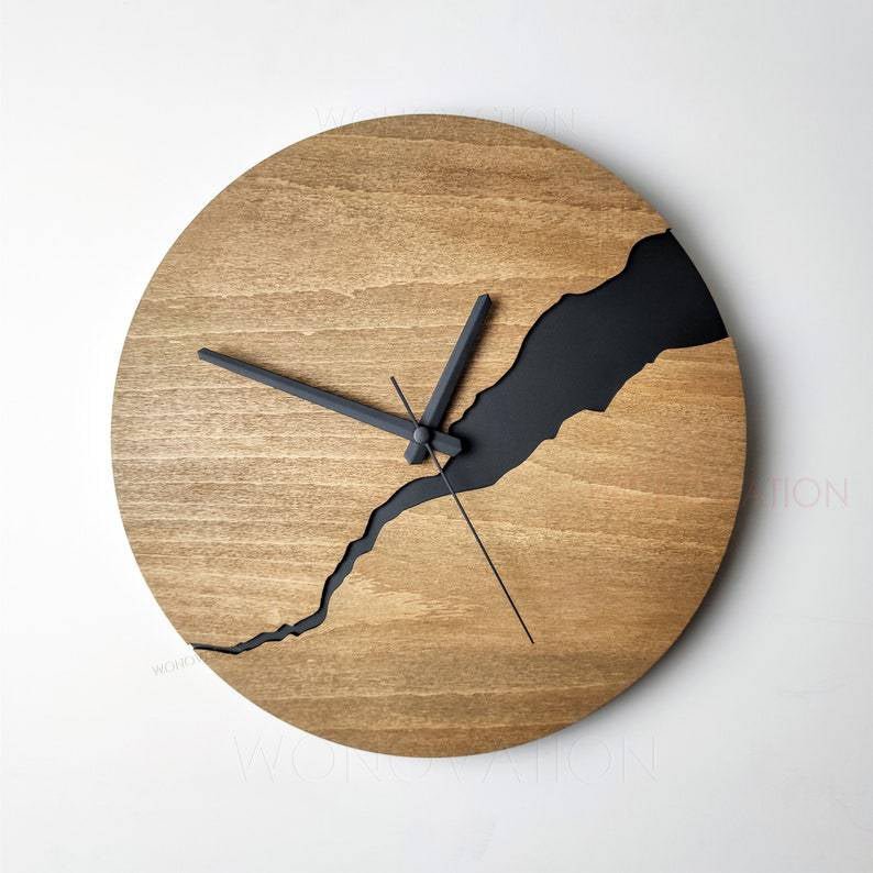 Modern Wooden Wall Clock