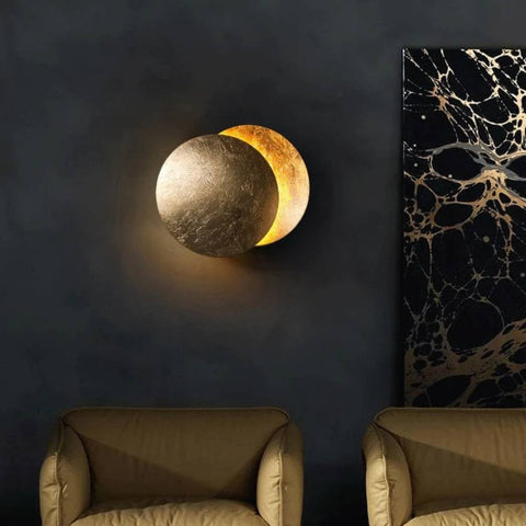 Moonlight Wall Lamp – Warm Ambient LED Lighting for Home & Office