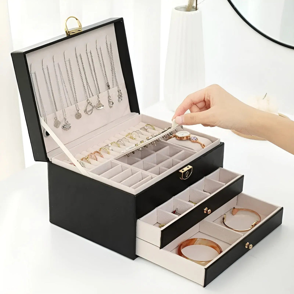 Multi-Layer Jewelry Box for Women