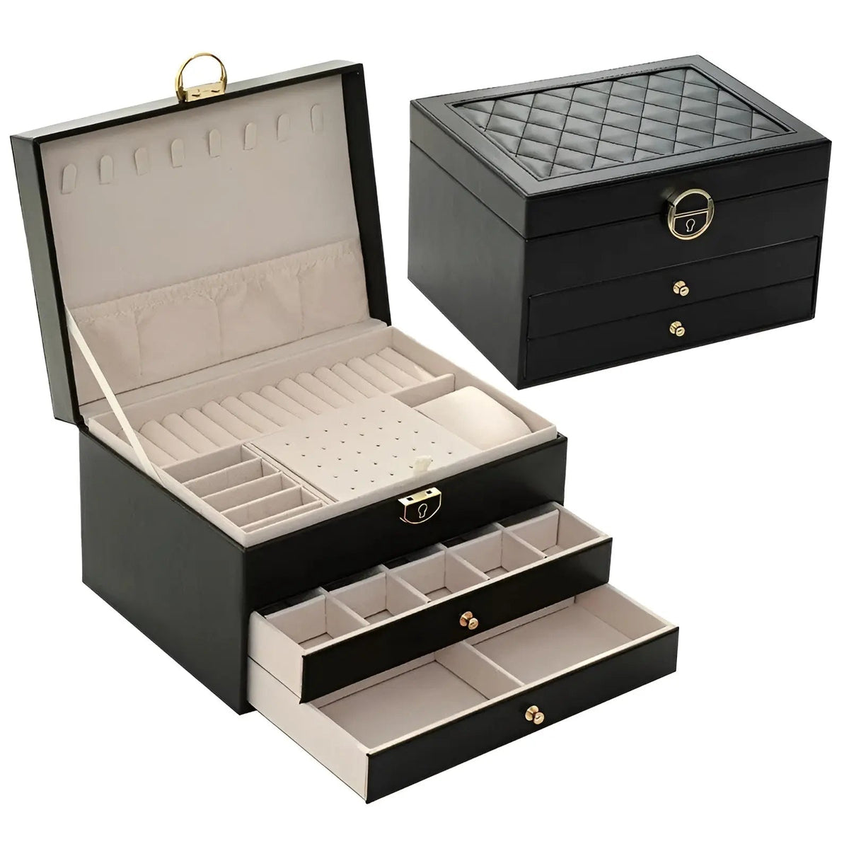 Multi-Layer Jewelry Box for Women
