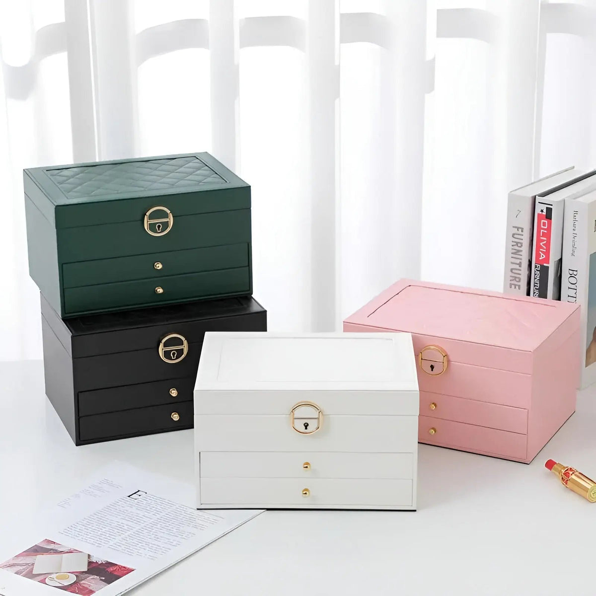 Multi-Layer Jewelry Box for Women