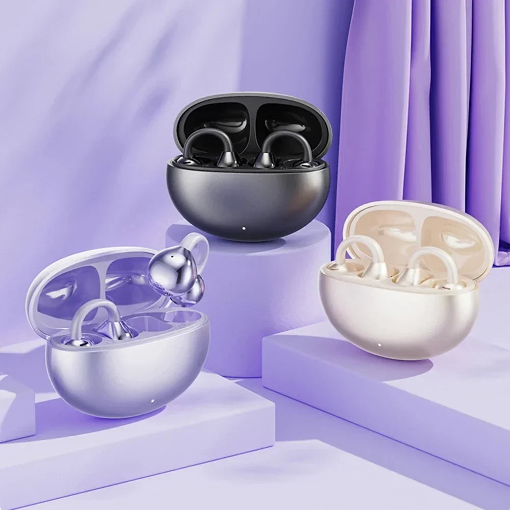 Multifunctional Comfortable Clip-On Earphones with Clear Sound