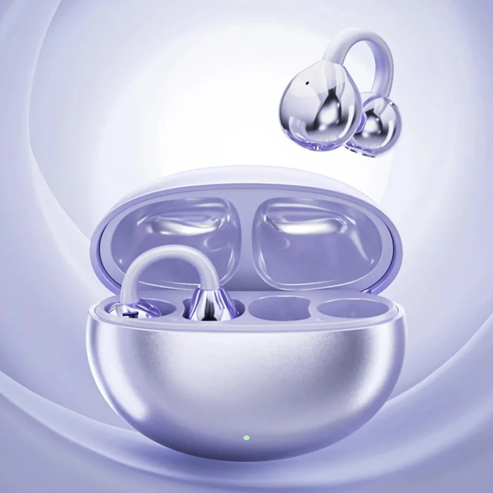 Multifunctional Comfortable Clip-On Earphones with Clear Sound