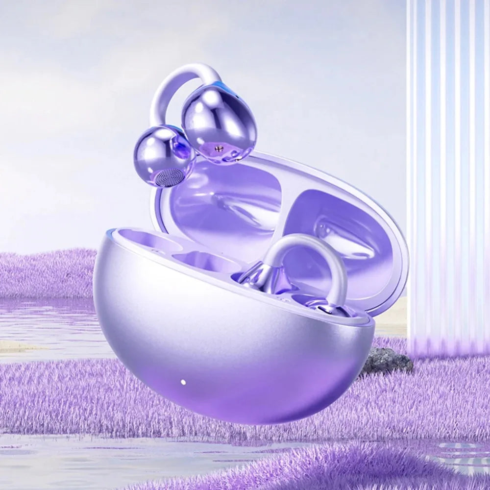 Multifunctional Comfortable Clip-On Earphones with Clear Sound