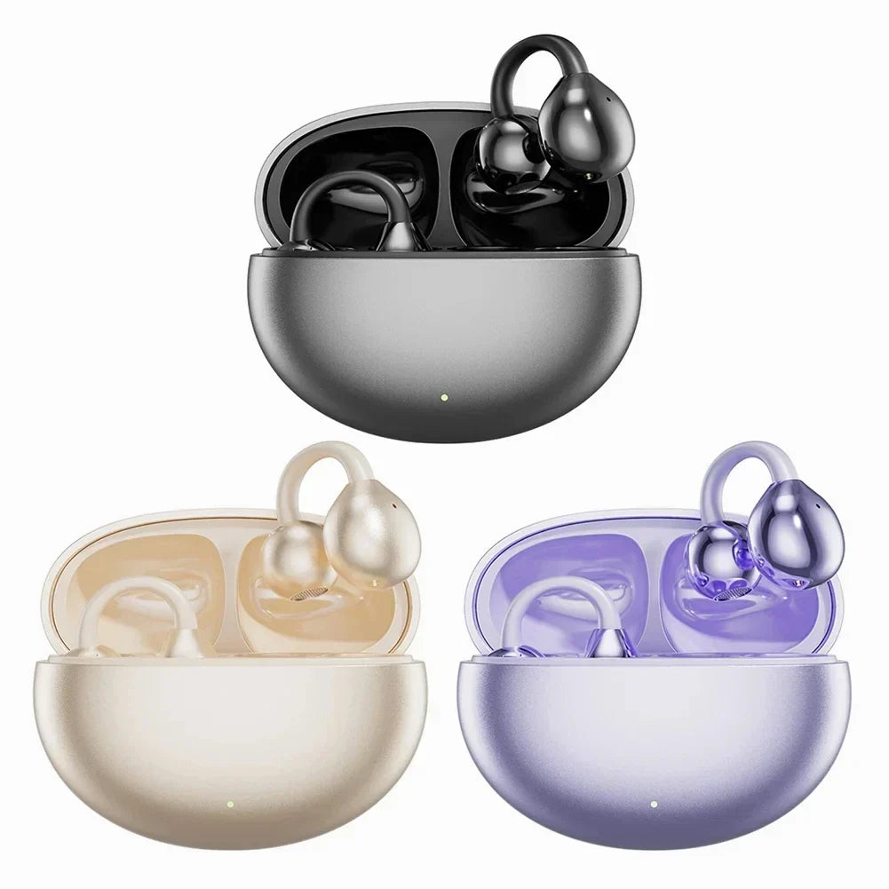 Multifunctional Comfortable Clip-On Earphones with Clear Sound