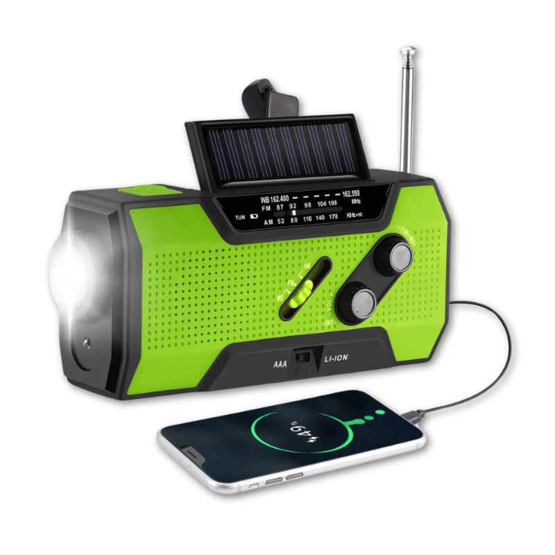 Multifunctional Emergency Radio with 4000mAh Battery