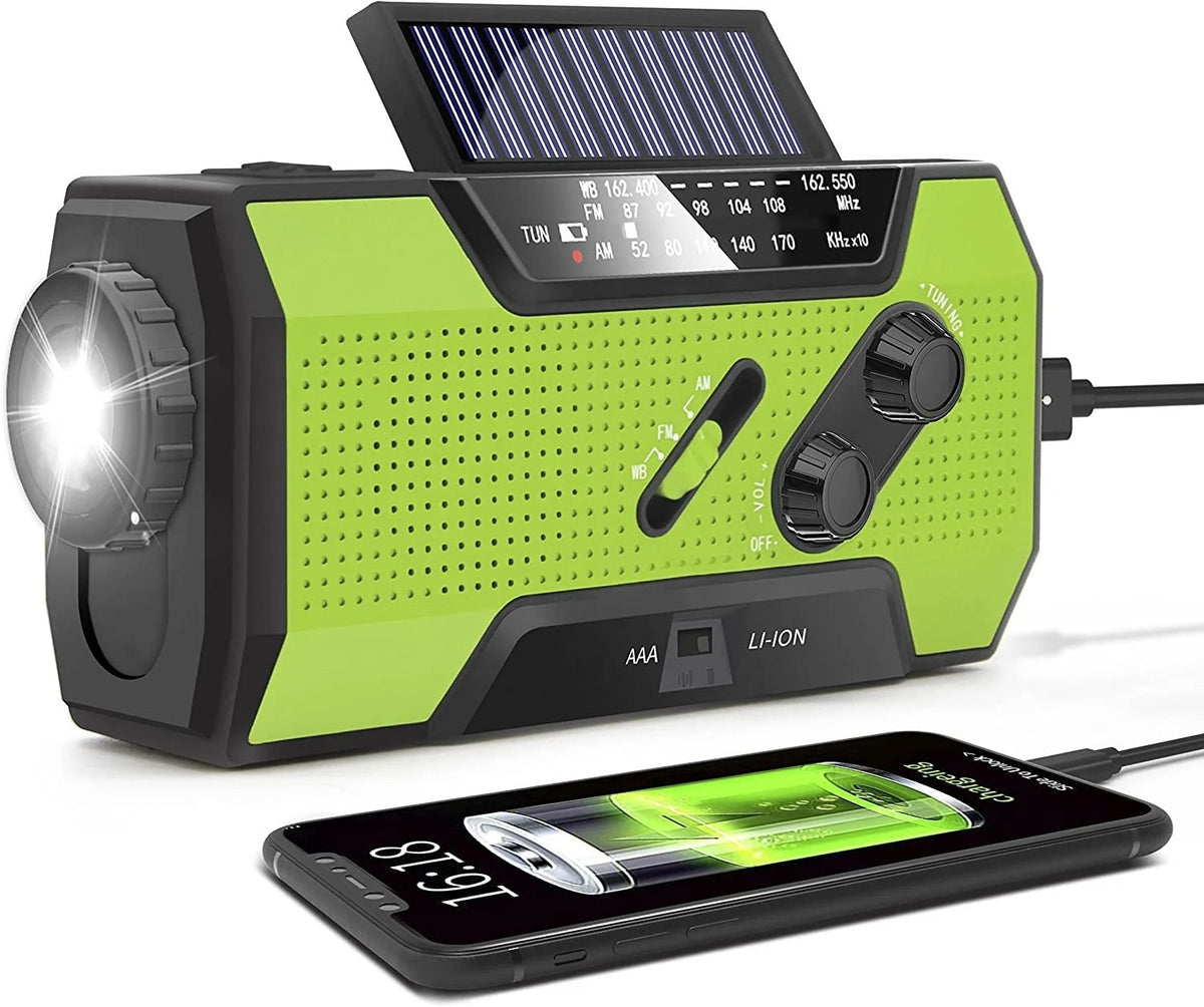 Multifunctional Emergency Radio with 4000mAh Battery