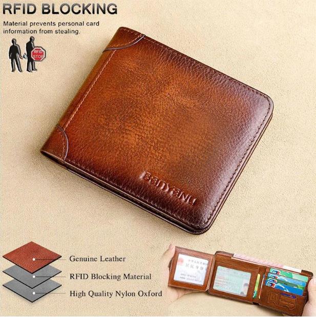 Multifunctional RFID-Blocking Wallet