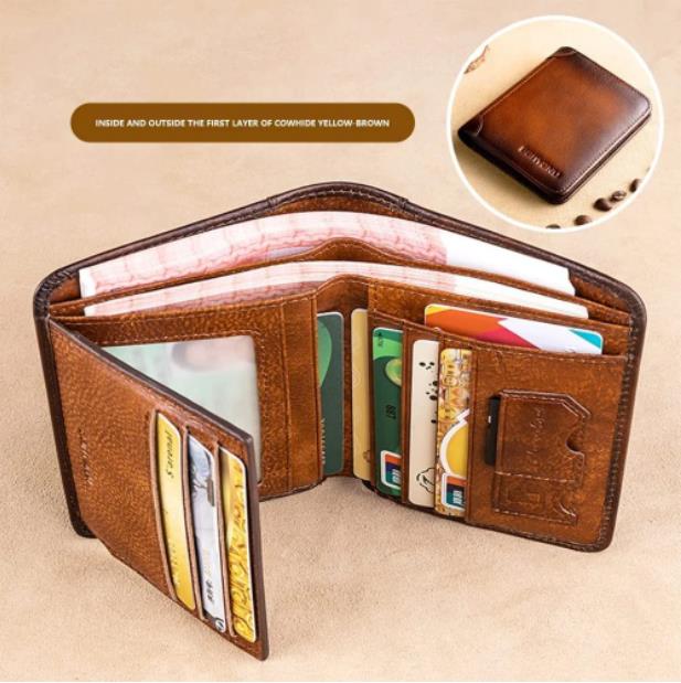 Multifunctional RFID-Blocking Wallet