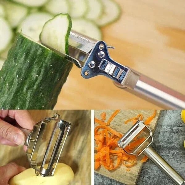 Multifunctional Stainless Steel Peeler
